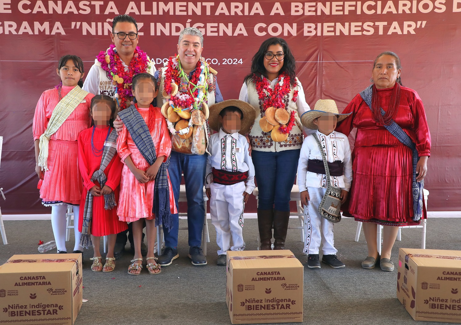 Reciben más de 2 mil infantes del EdoMéx canastas alimentarias del programa Niñez Indígena con Bienestar