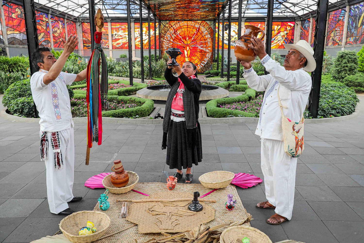 Celebran pueblos originarios el Festival del Quinto Sol