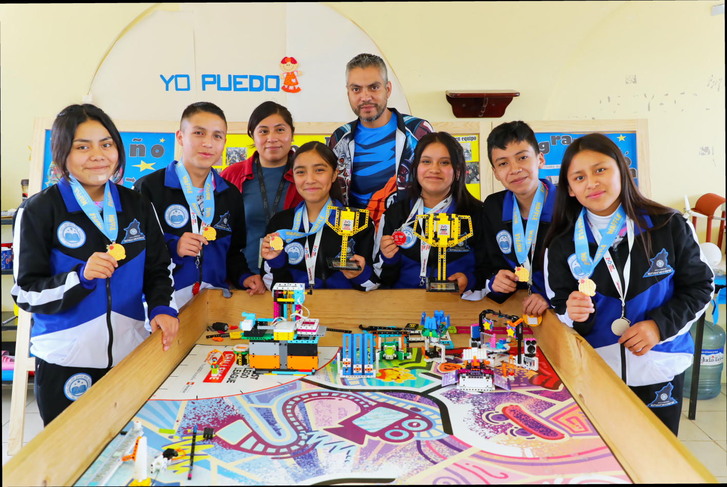 Estudiantes mexiquenses participan en el First Lego Challenge con proyecto del Centro Ceremonial Otomí
