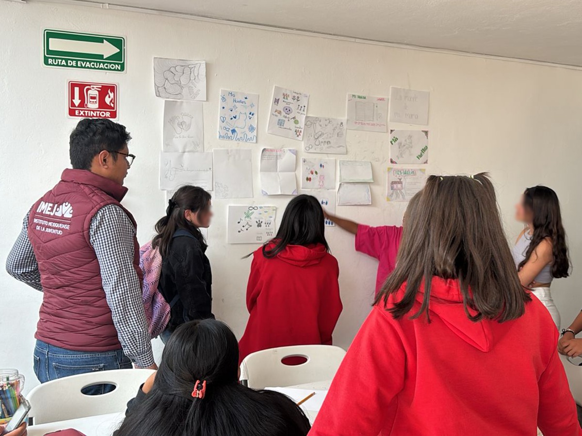 Brinda GEM acompañamiento emocional a niñas, adolescentes y jóvenes de Casa Hogar Alegría 