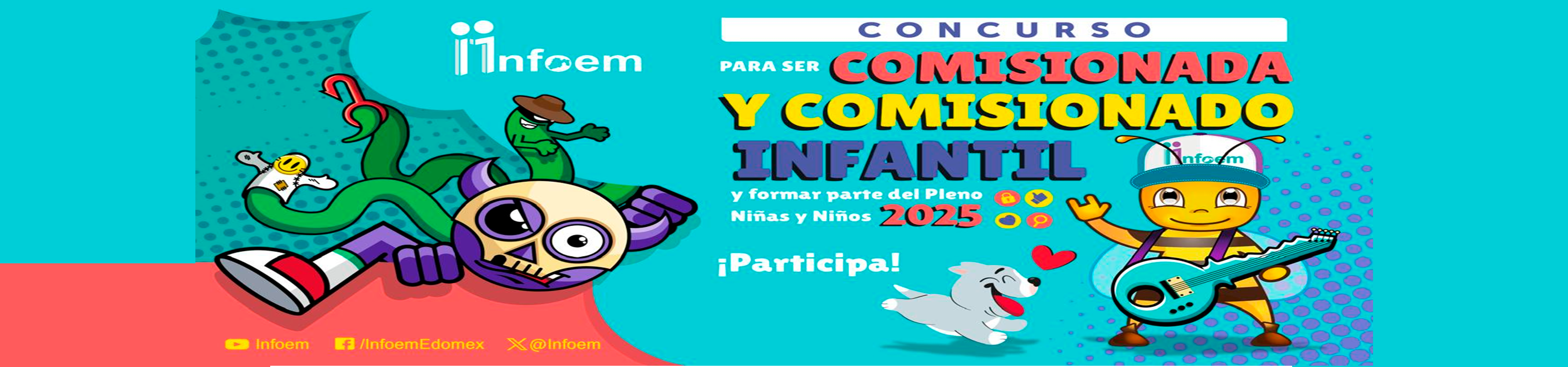 Concurso para ser Comisionada o Comisionado y formar parte del Pleno Niñas y Niños del Infoem 2025