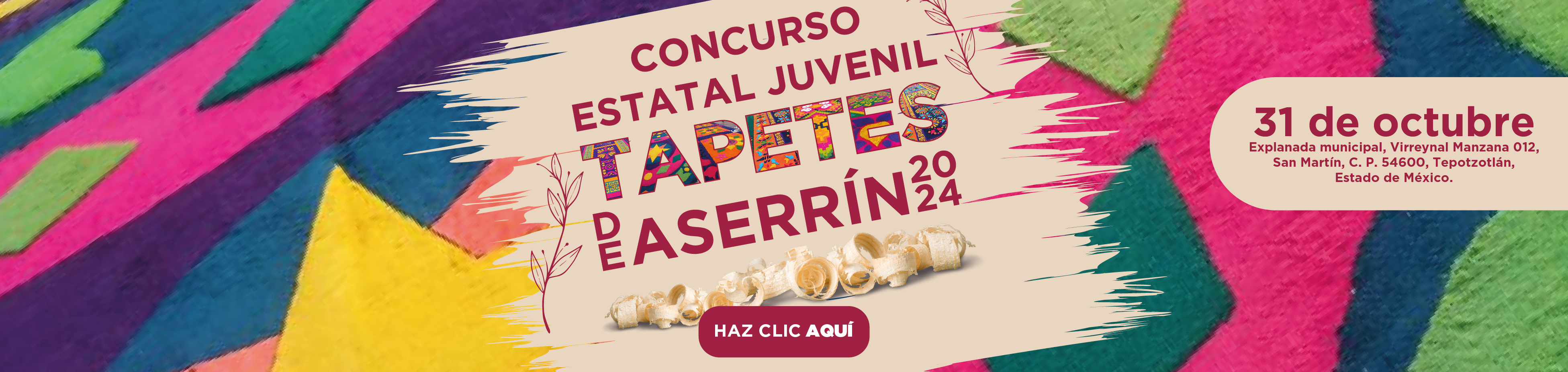 Concurso Estatal Juvenil de Tapetes de Aserrín 2024