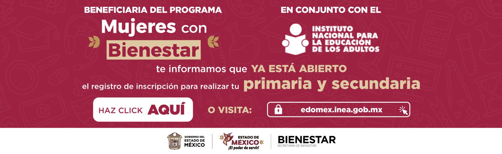 Mujeres con Bienestar Primaria y Secundaria