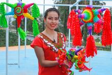 María Guadalupe Goitia, ganadora en la Categoría Arte Popular del Premio Estatal de la Juventud 2022.