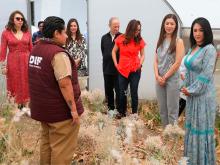 Se realizo una generosa donación de tenis, lava secadoras y kits de limpieza e higiene personal entregados por la C. Agrícola y de Bienes LANDSMARK, al Centro de Asistencia Social "Villa Hogar"