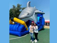 Festejamos el día del niño con las niñas y adolescentes del CAS Villa Hogar,  llevando un inflable donde jugaron y se divirtieron.